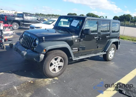 2015 Jeep Wrangler Unlimited Sport from USA, damaged, VIN 1C4BJWDG7FL771594